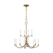 Visual Comfort Studio - CC10612ADB - 12 Light Chandelier - Westerly - Antique Gild