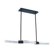 Allegri - 034860-051-FR001 - LED Island Pendant - Athena - Matte Black W/ Polished Nickel
