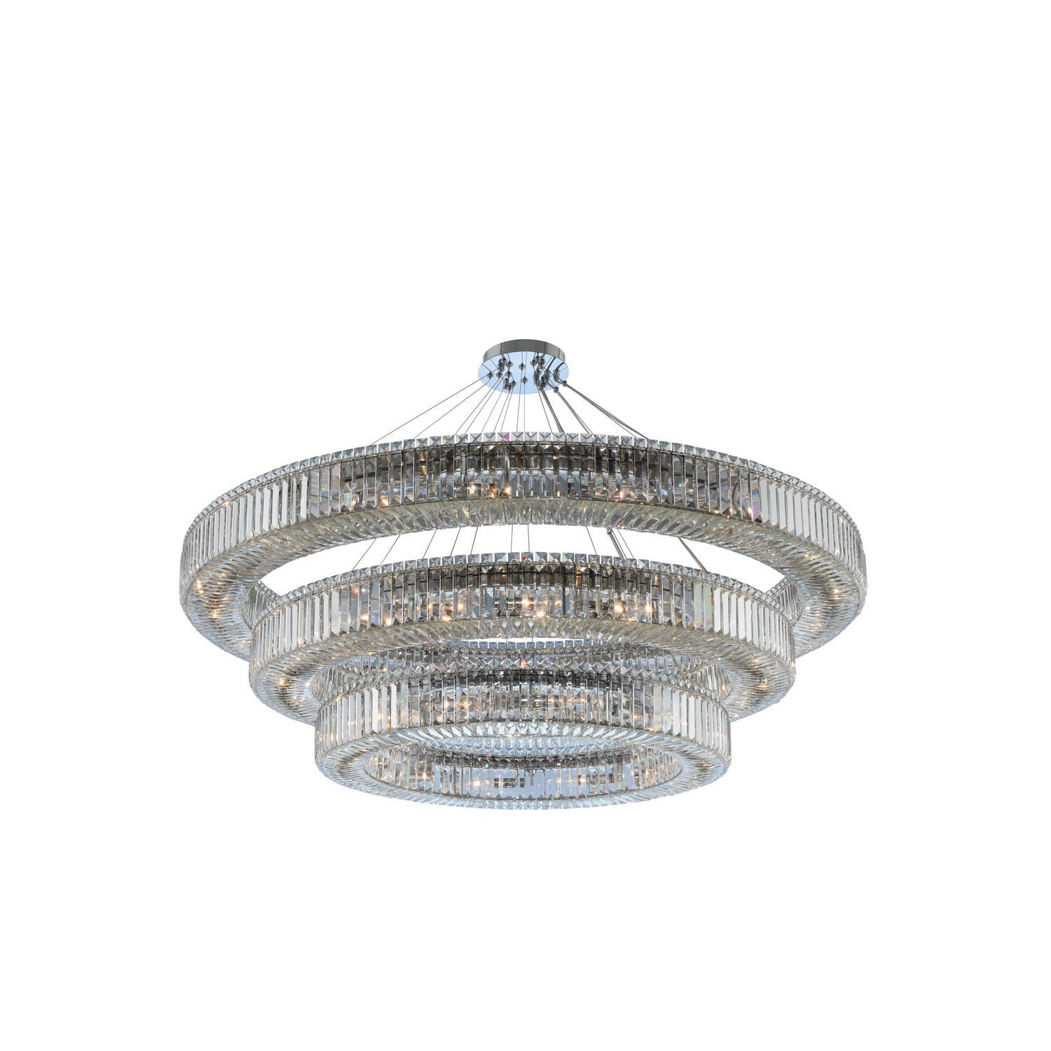 Allegri - 11714-010-FR001 - 48 Light Pendant - Rondelle - Chrome