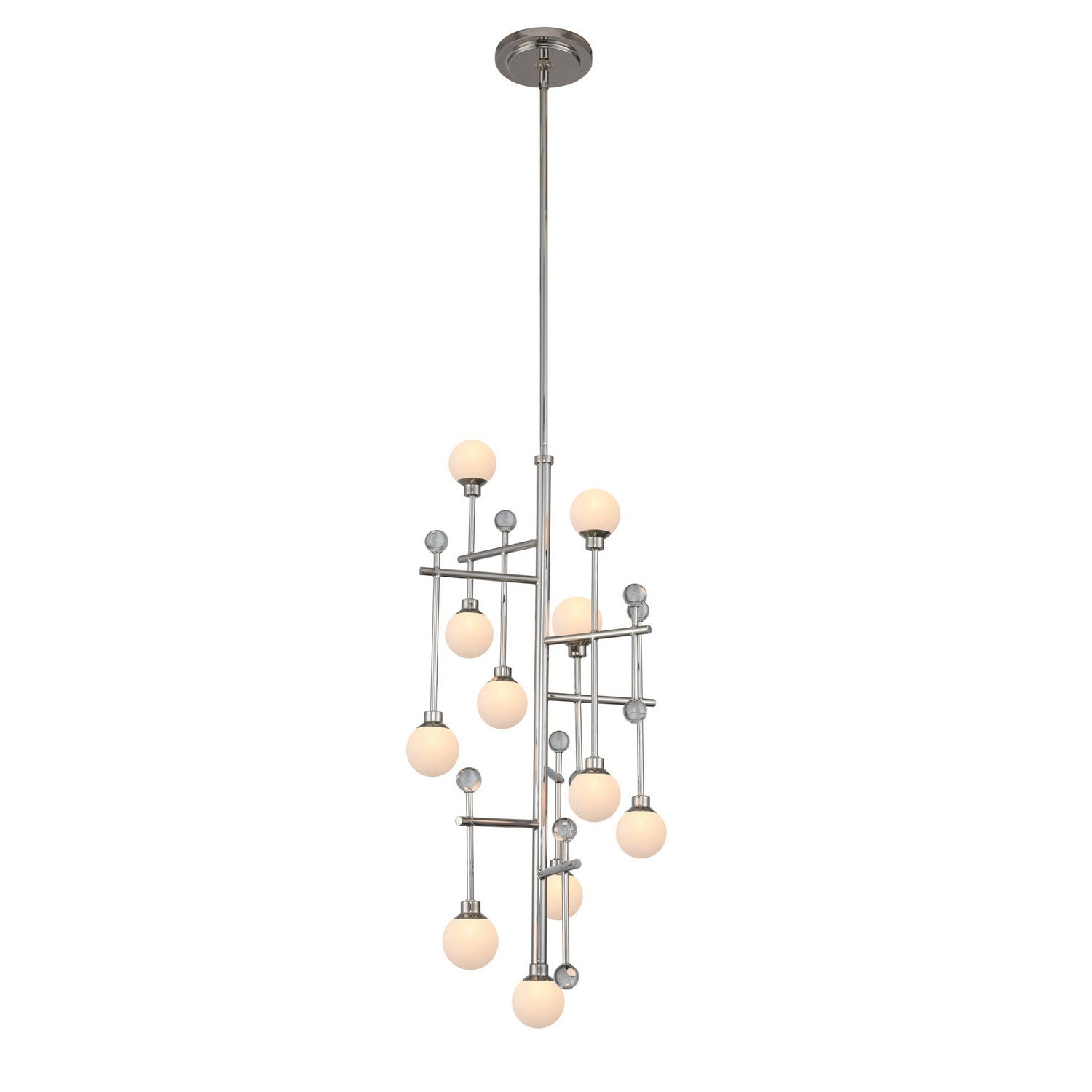 Kalco - 508650PN - LED Foyer Chandelier - Mercer - Polished Nickel