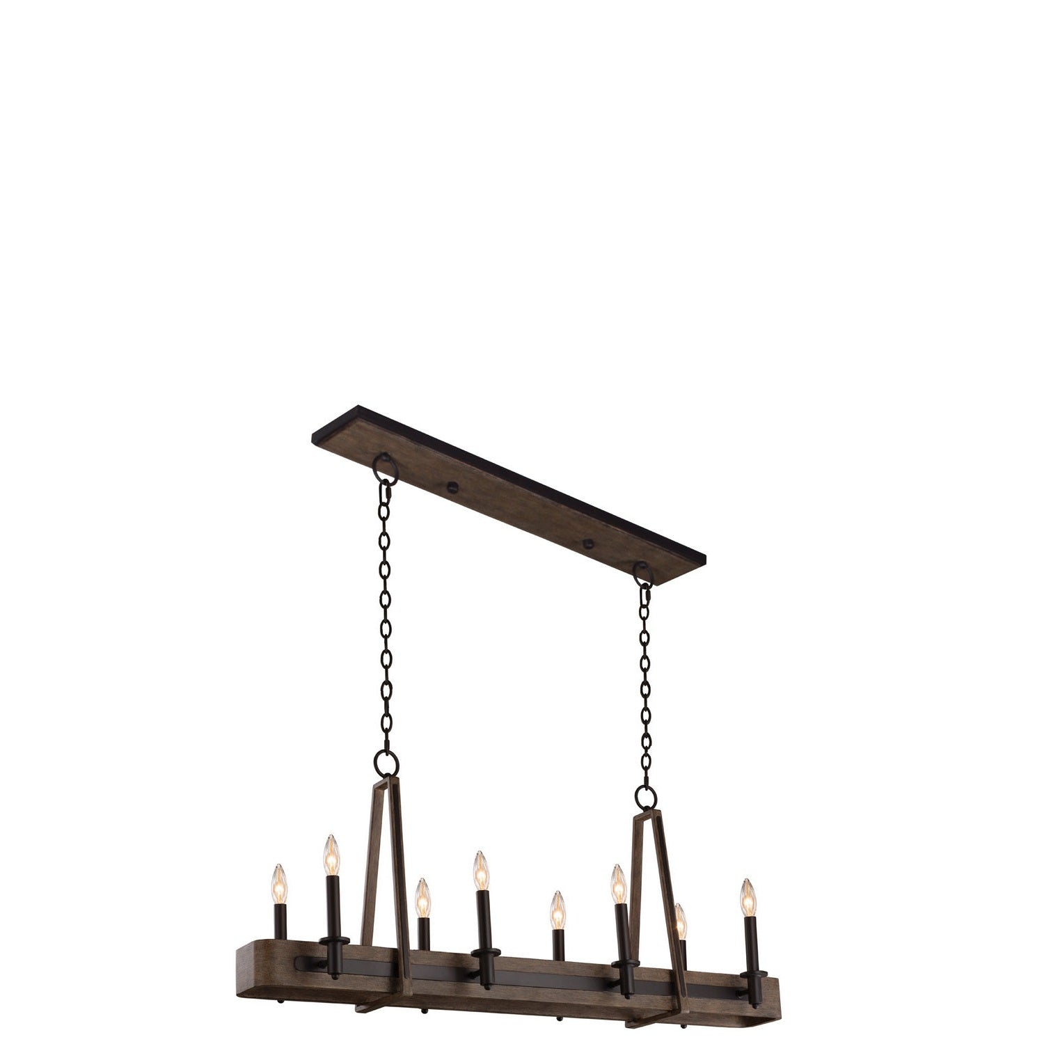 Kalco - 508961SZ - Eight Light Island Pendant - Duluth - Satin Bronze