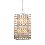 Kalco - 509150OSL - Six Light Foyer Pendant - Prado - Oxidized Silver Leaf