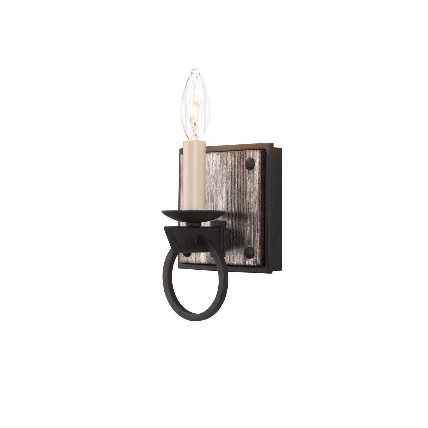 Kalco - 509231BI - One Light Bath - Laramie - Black Iron