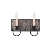 Kalco - 509232BI - Two Light Bath - Laramie - Black Iron