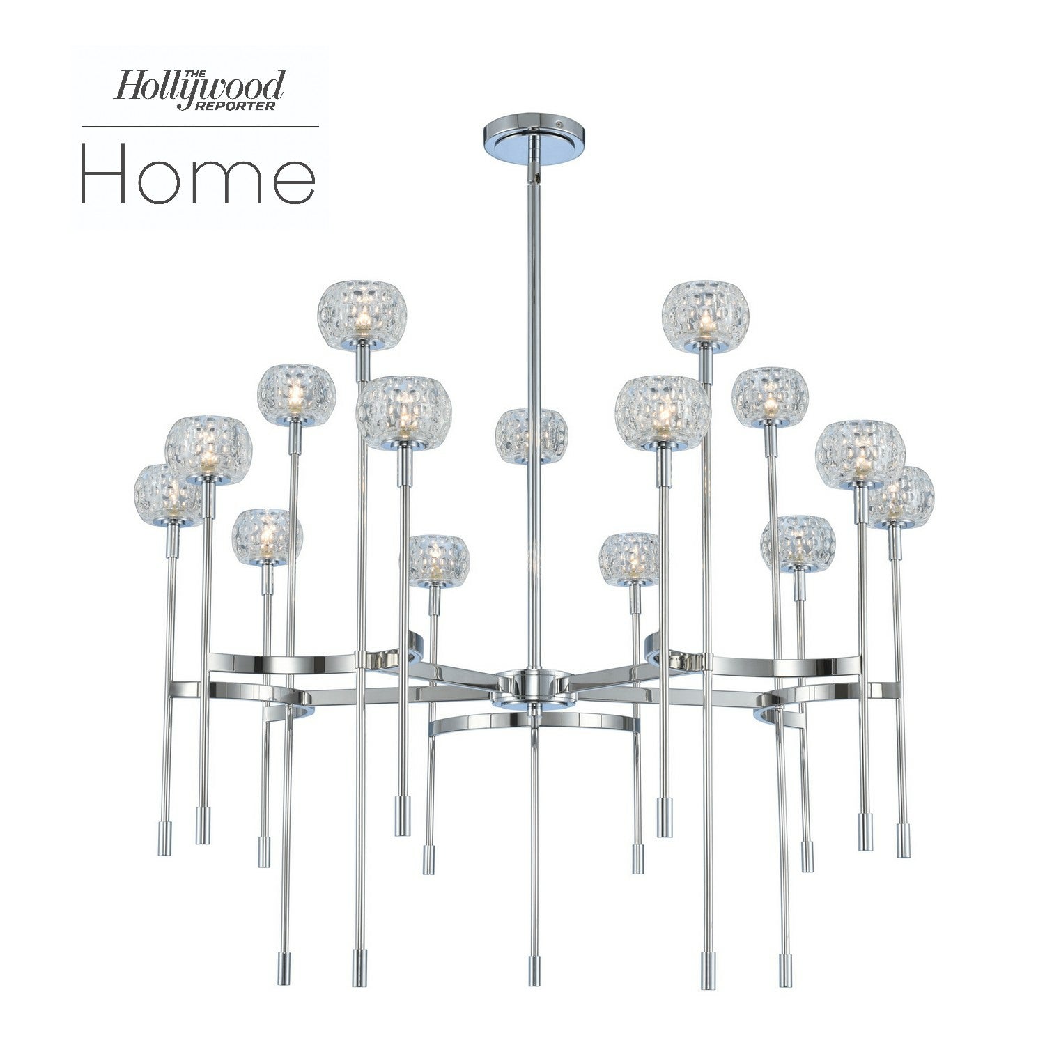 Kalco - 511675CH - LED Chandelier - Mae - Chrome