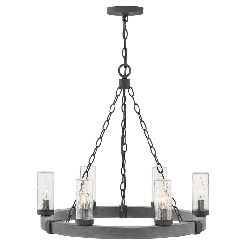 Hinkley - 29206DZ-LL - LED Chandelier - Sawyer - Aged Zinc