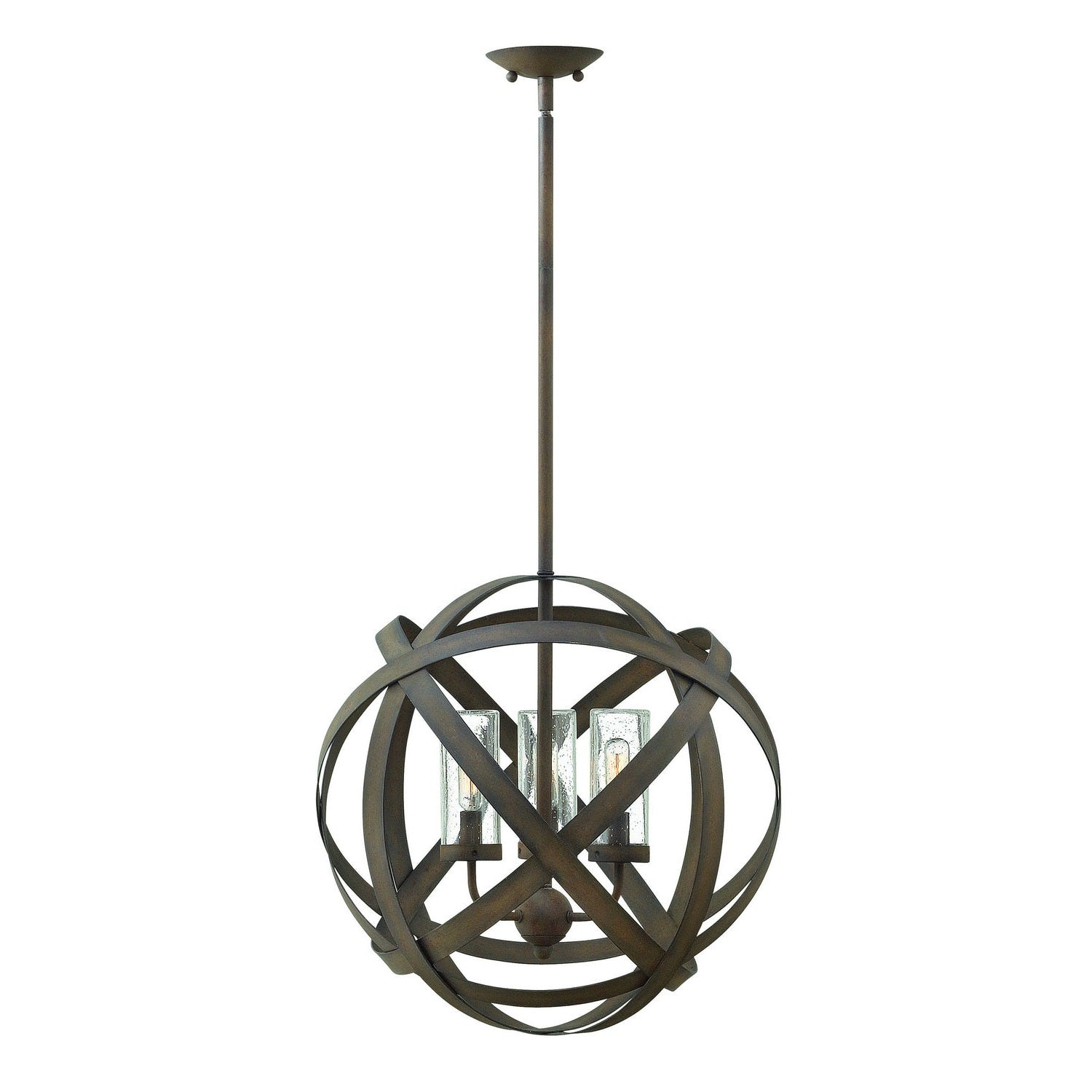 Hinkley - 29703VI-LL - LED Outdoor Chandelier - Carson - Vintage Iron