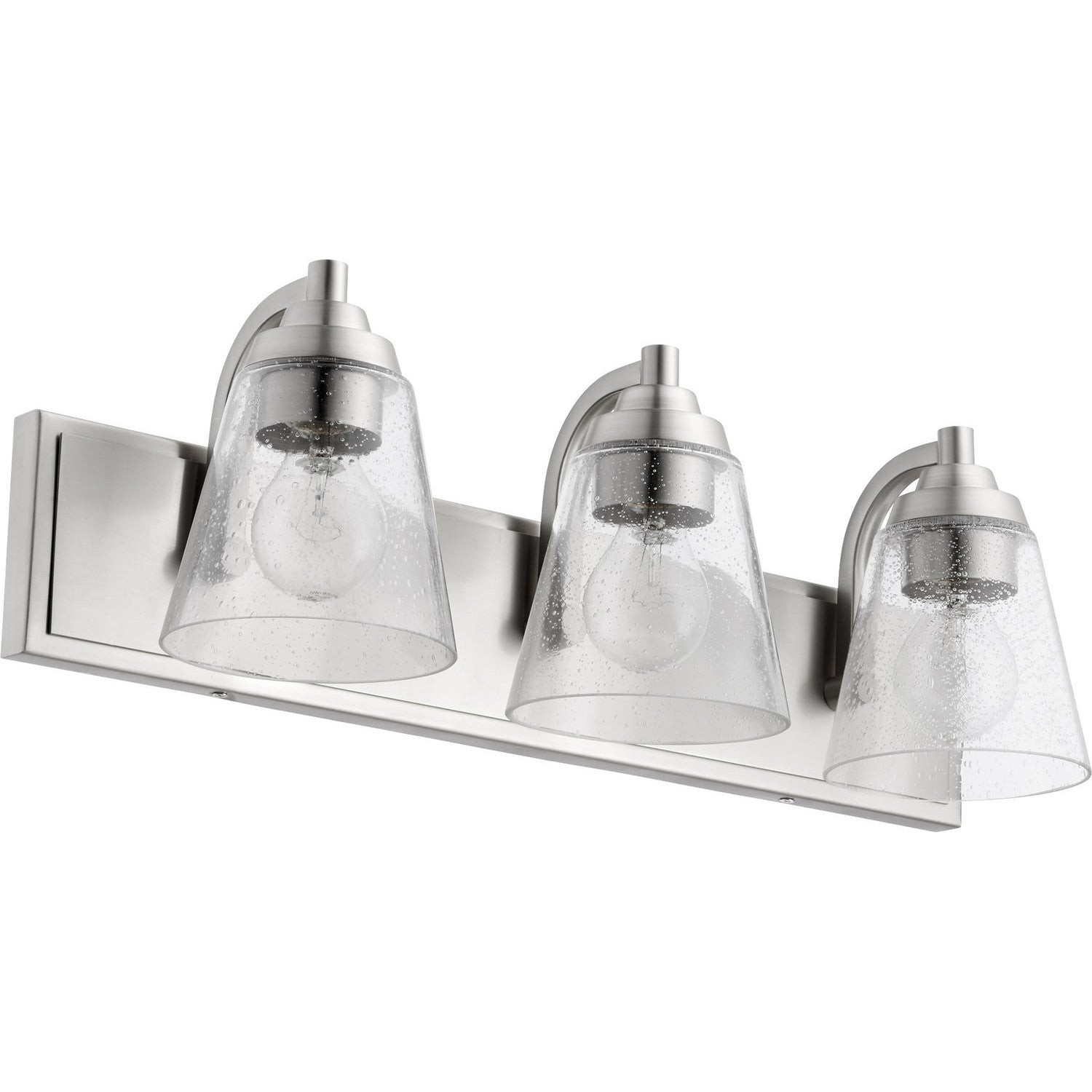 Quorum - 518-3-65 - Three Light Vanity - 518 Vanities - Satin Nickel