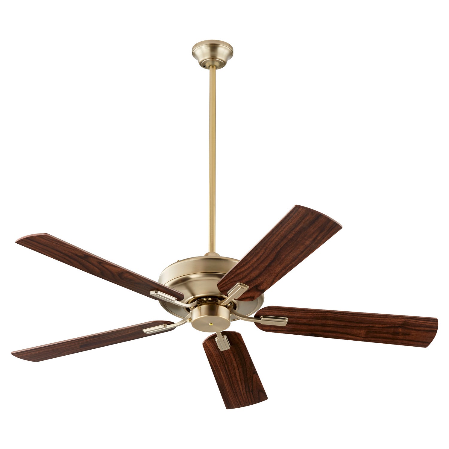 Quorum - 54525-80 - 52"Ceiling Fan - Premier - Aged Brass