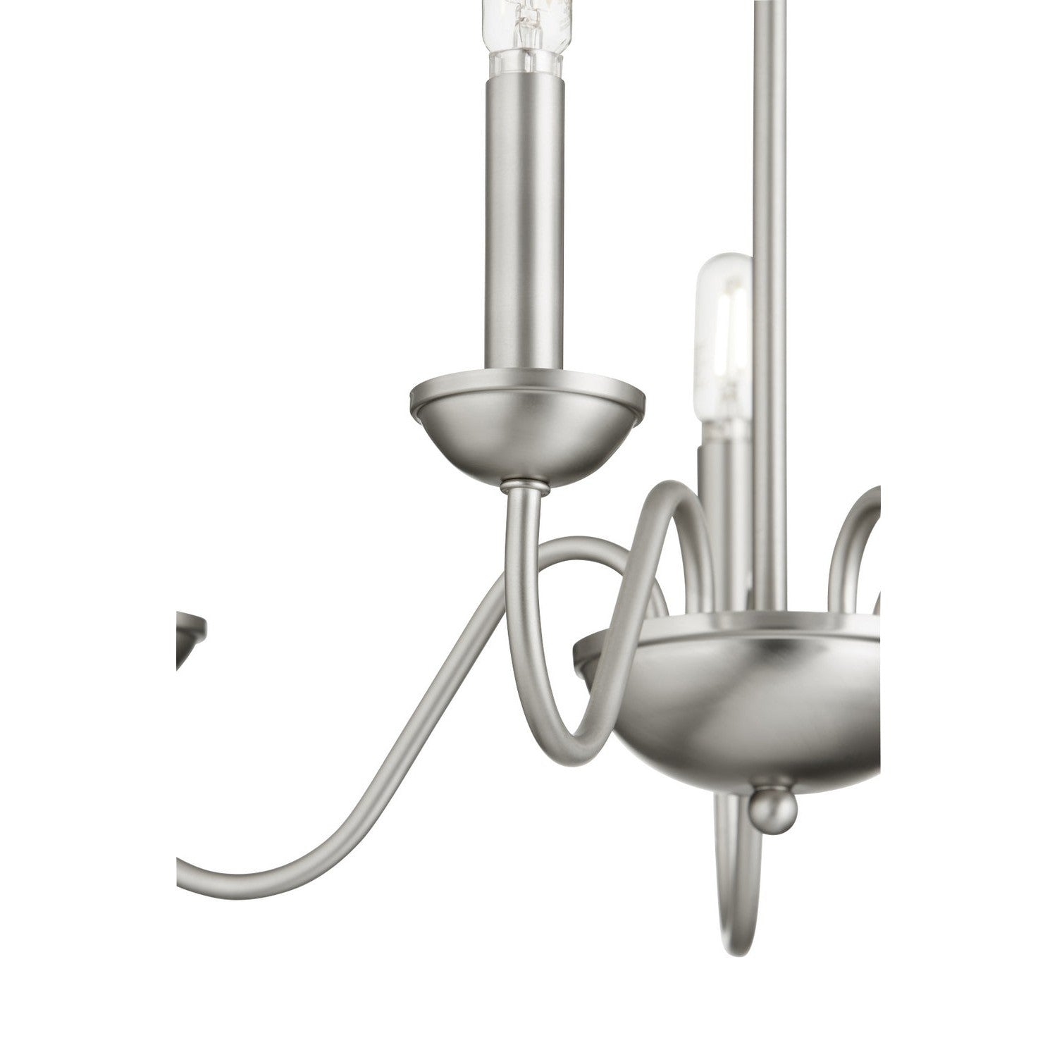 Quorum - 6040-5-65 - Five Light Chandelier - 6040 Chandeliers - Satin Nickel