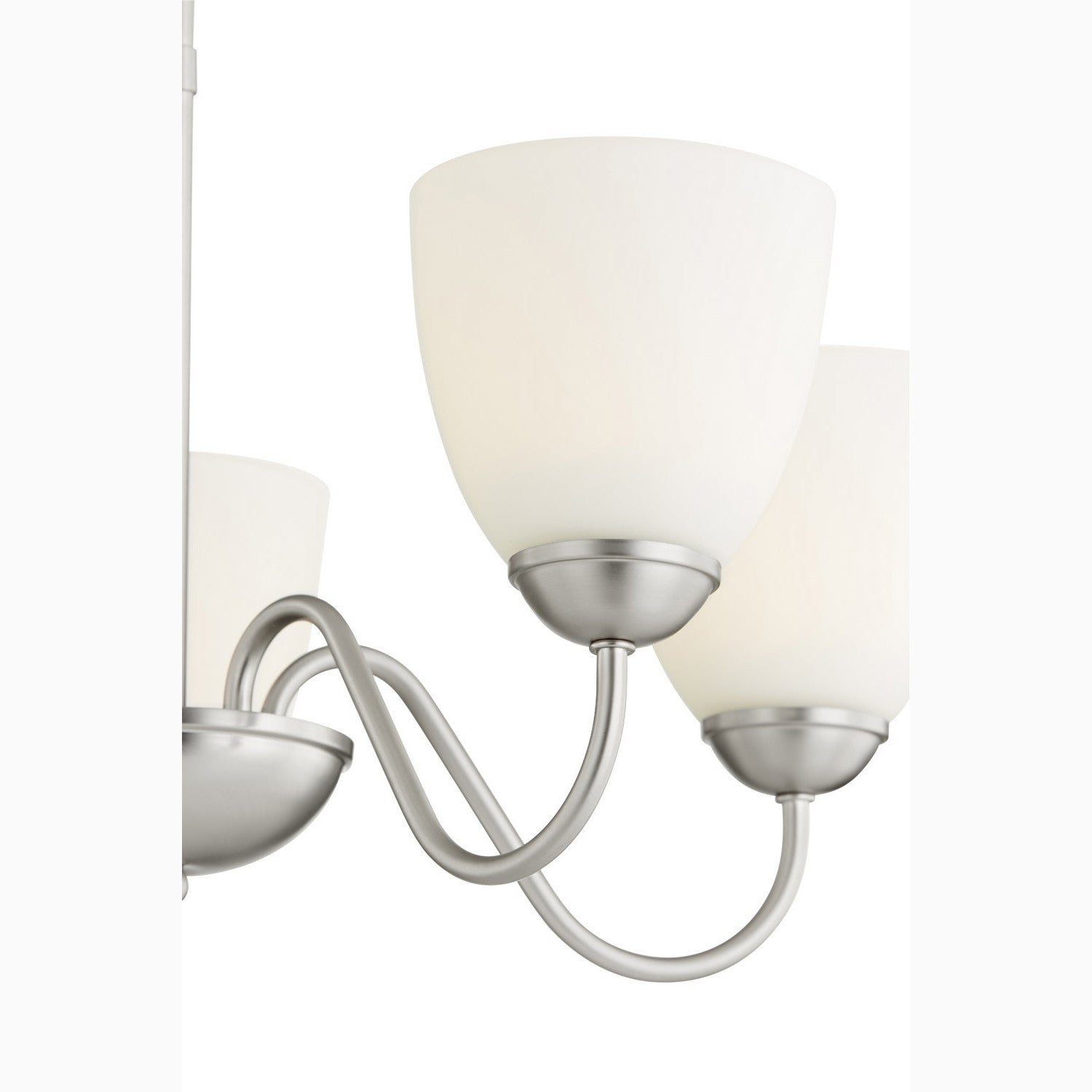 Quorum - 6041-5-65 - Five Light Chandelier - 6041 Chandeliers - Satin Nickel
