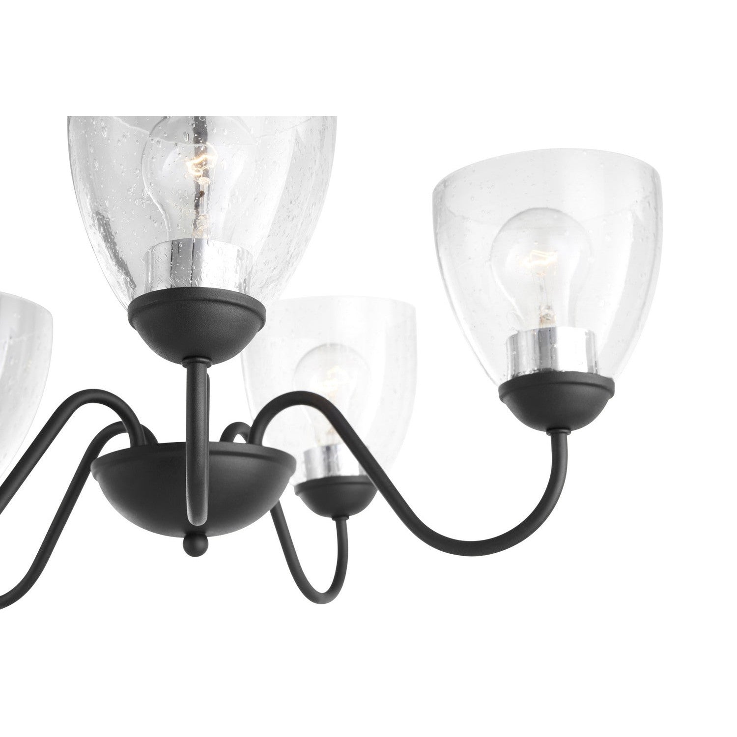 Quorum - 6041-5-69 - Five Light Chandelier - 6041 Chandeliers - Textured Black