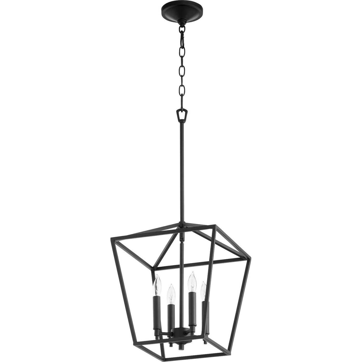 Quorum - 604-4-69 - Four Light Entry Pendant - Gabriel - Textured Black