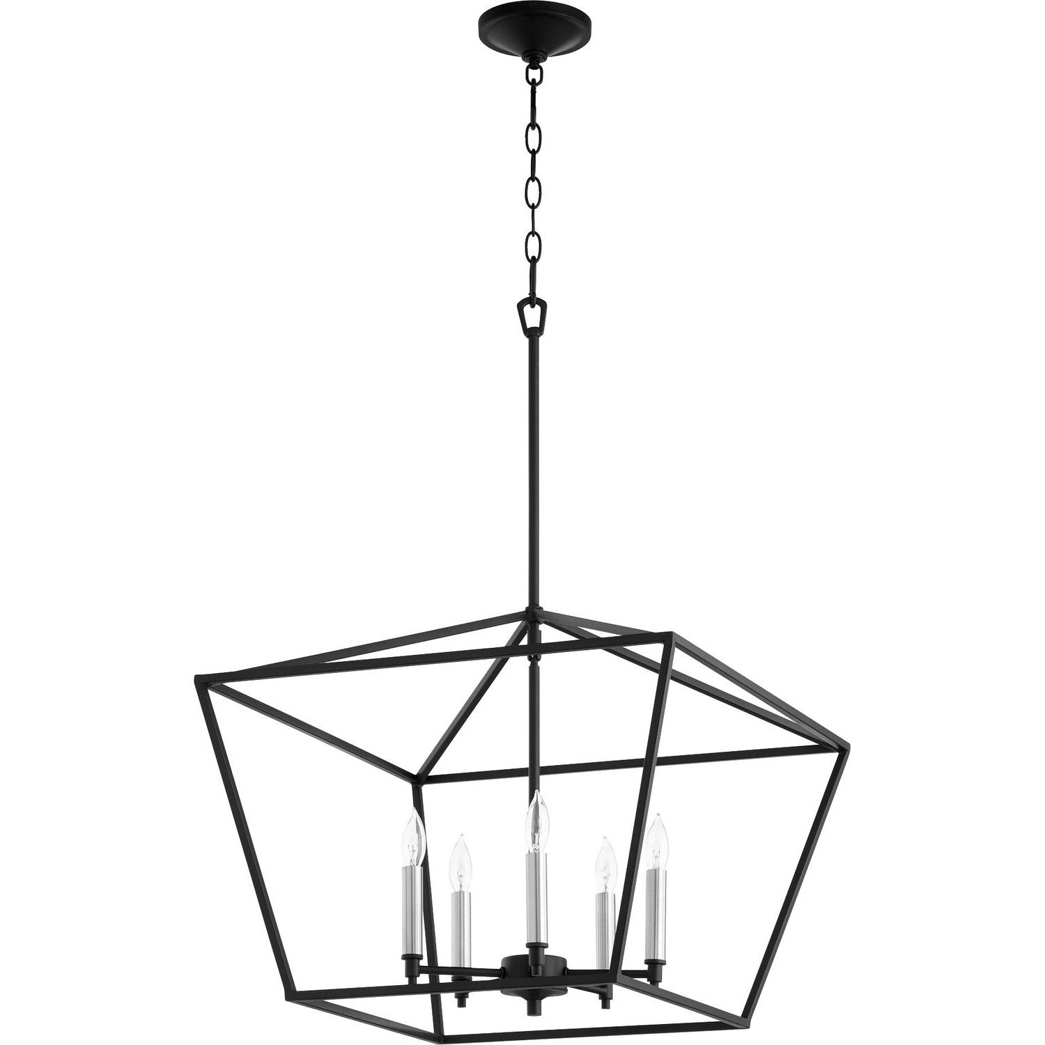 Quorum - 644-5-69 - Five Light Chandelier - Gabriel - Textured Black