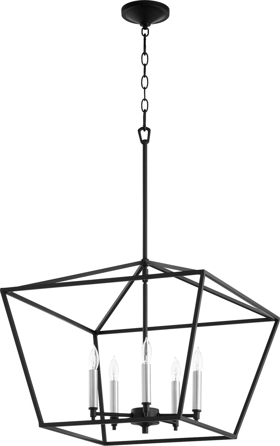 Quorum - 644-5-69 - Five Light Chandelier - Gabriel - Textured Black