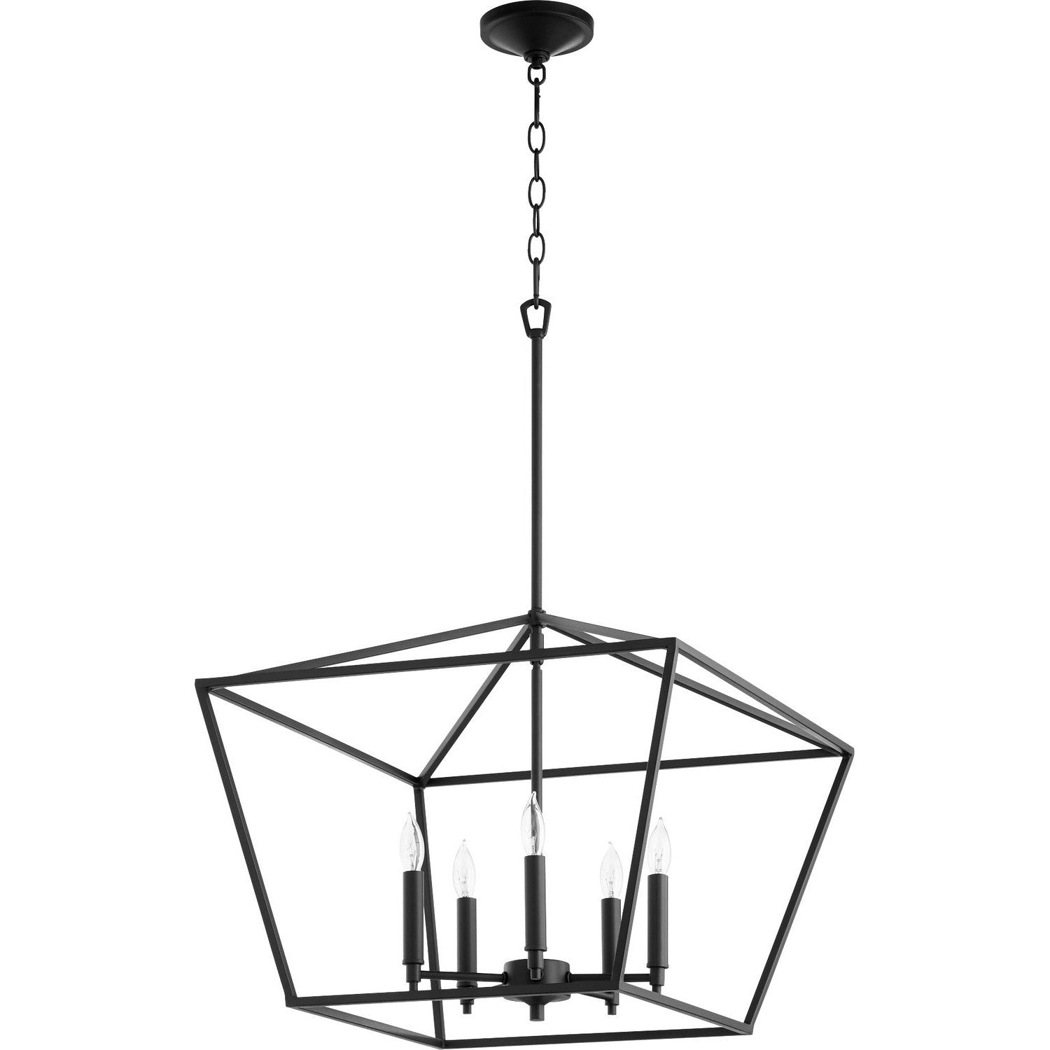 Quorum - 644-5-69 - Five Light Chandelier - Gabriel - Textured Black