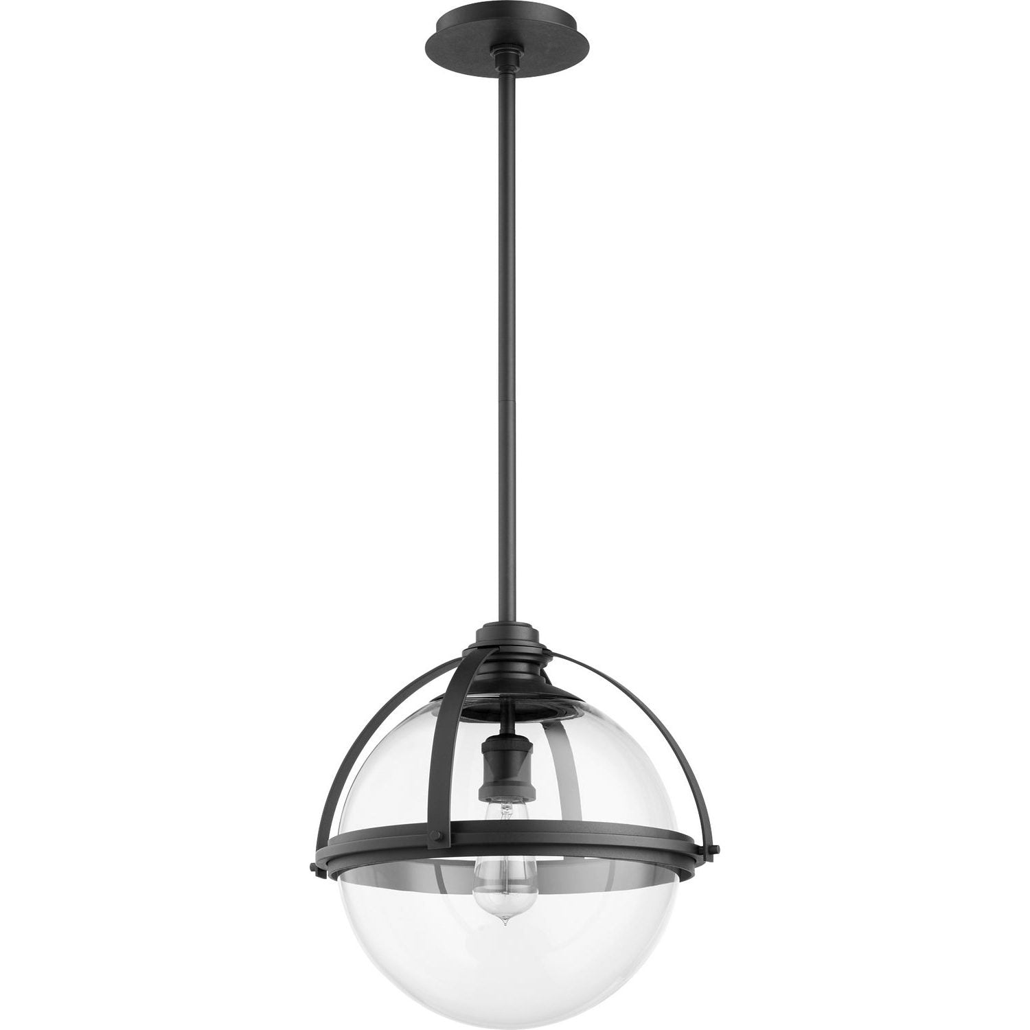 Quorum - 88-15-69 - One Light Pendant - Meridian Globe Pendants - Textured Black