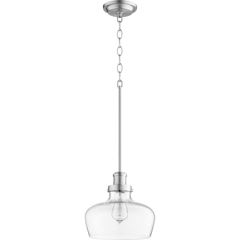 Quorum - 8831-65 - One Light Pendant - 8831 Pendants - Satin Nickel