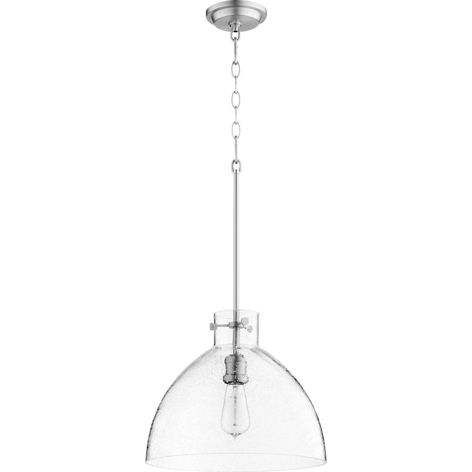 Quorum - 8832-65 - One Light Pendant - 8832 Pendants - Satin Nickel
