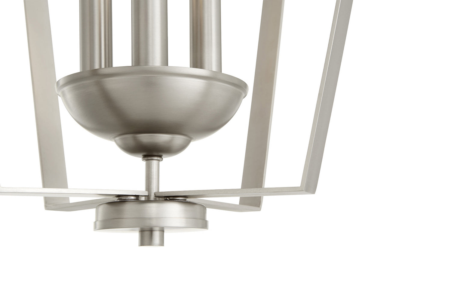 Quorum - 894-3-65 - Three Light Entry Pendant - 3LT Entry Series - Satin Nickel
