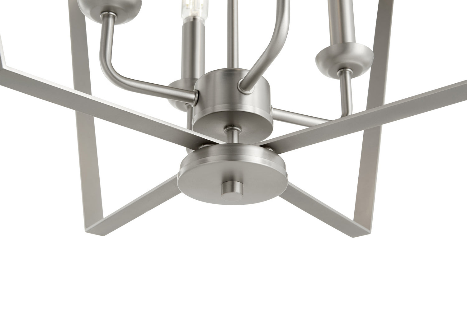 Quorum - 894-4-65 - Four Light Entry Pendant - 4LT Entry Series - Satin Nickel