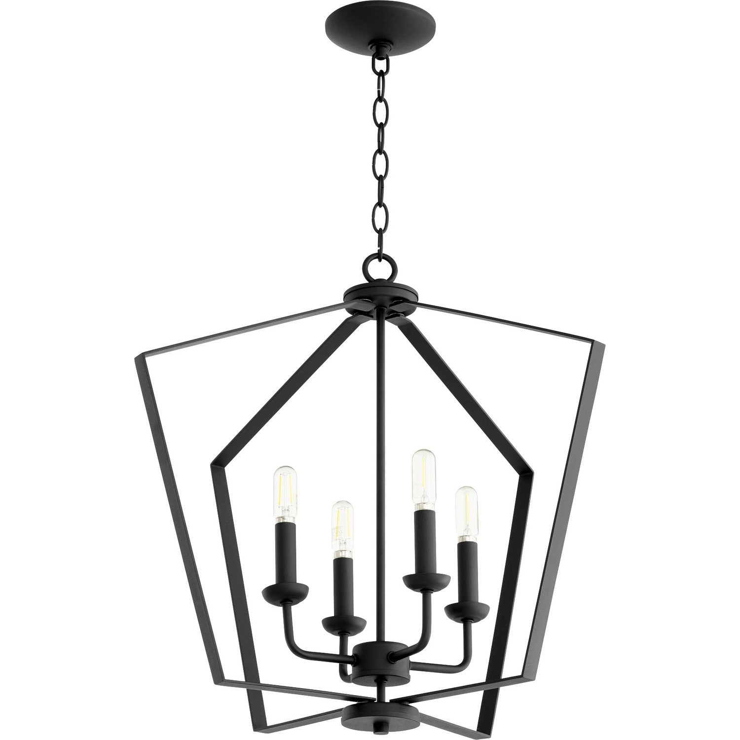 Quorum - 894-4-69 - Four Light Entry Pendant - 4LT Entry Series - Textured Black