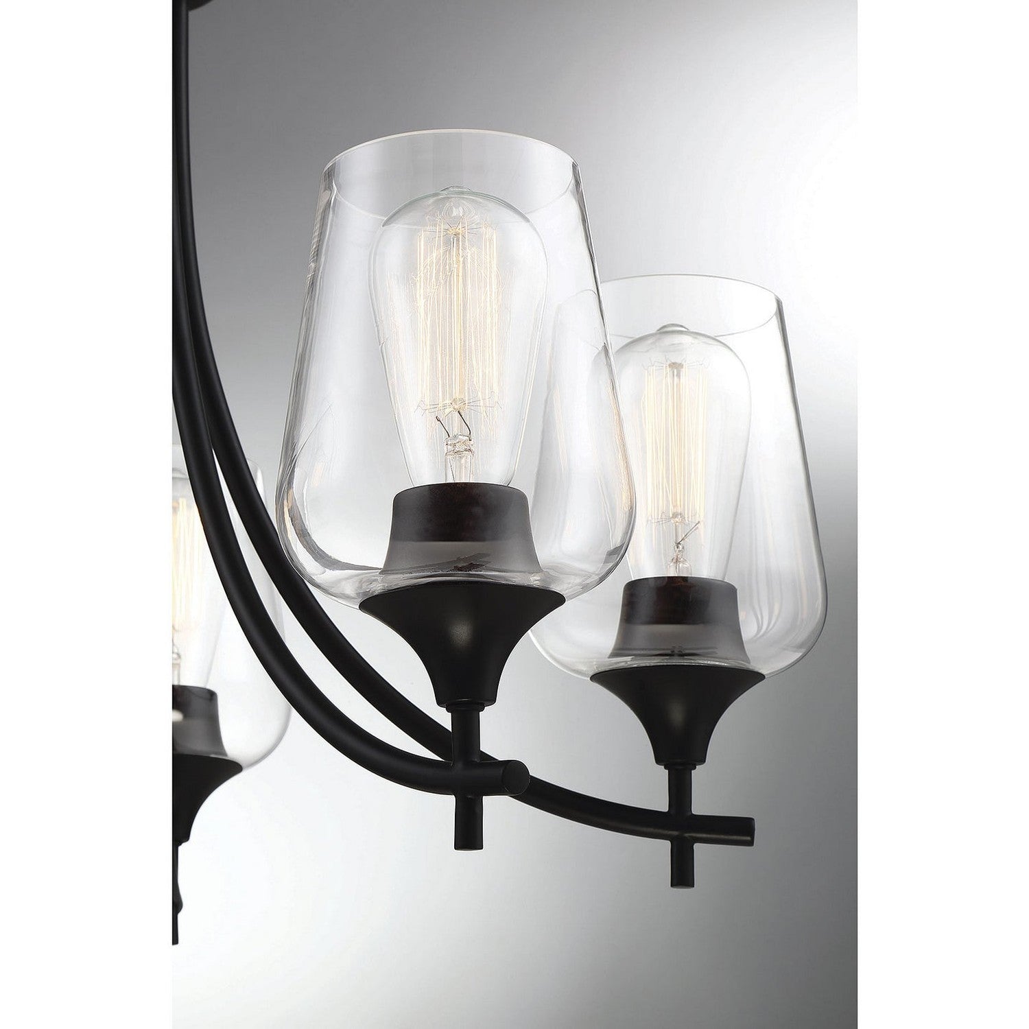 Savoy House - 1-4032-5-BK - Five Light Chandelier - Octave - Black