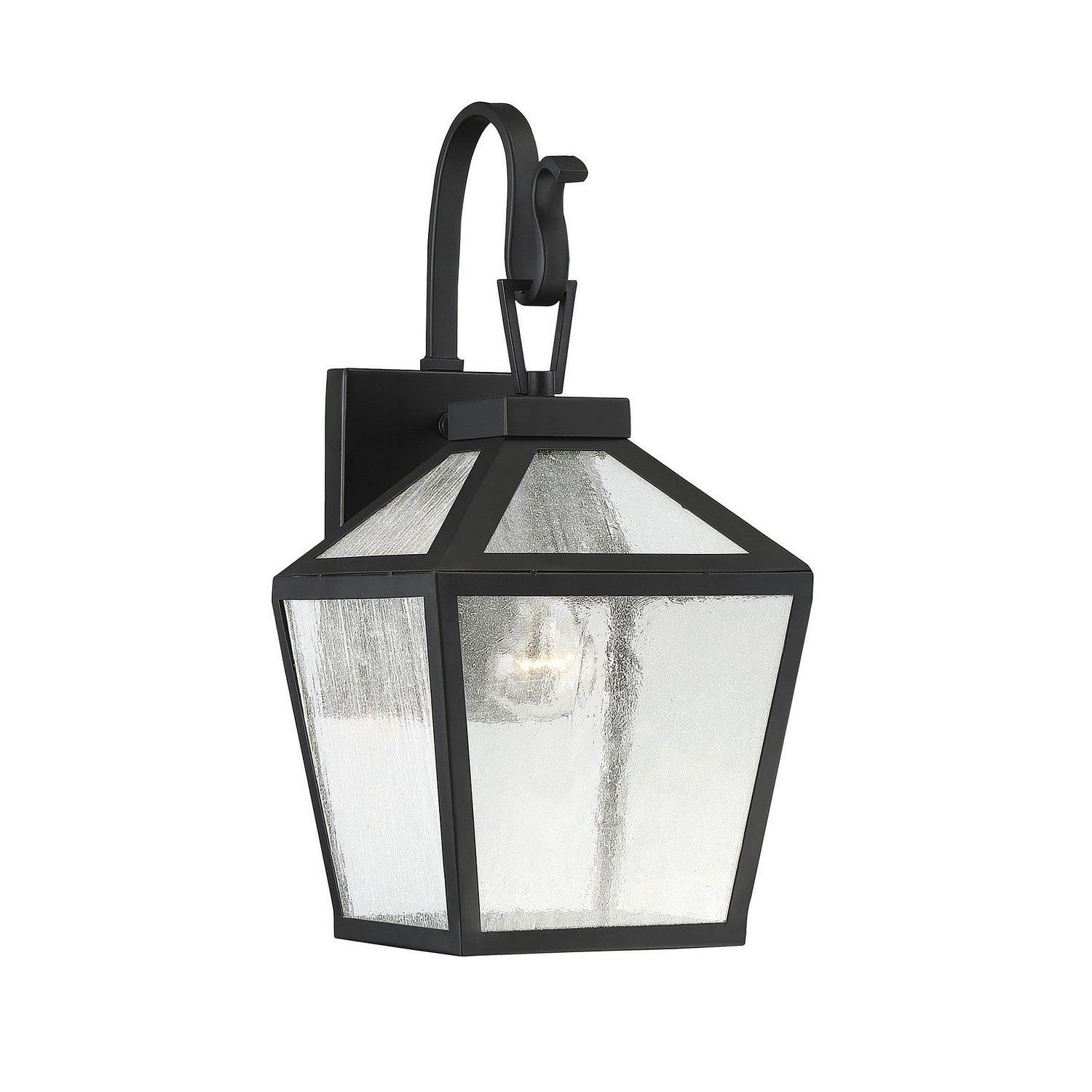 Savoy House - 5-100-BK - One Light Wall Mount - Woodstock - Black