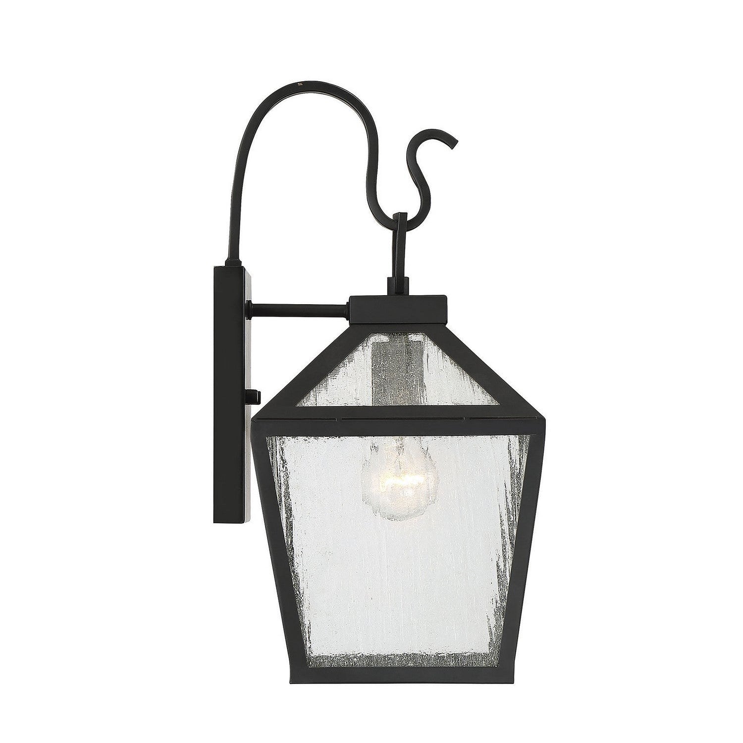 Savoy House - 5-100-BK - One Light Wall Mount - Woodstock - Black