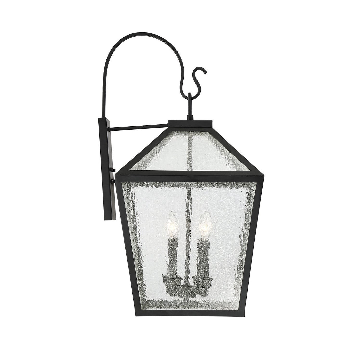 Savoy House - 5-102-BK - Four Light Outdoor Wall Lantern - Woodstock - Black