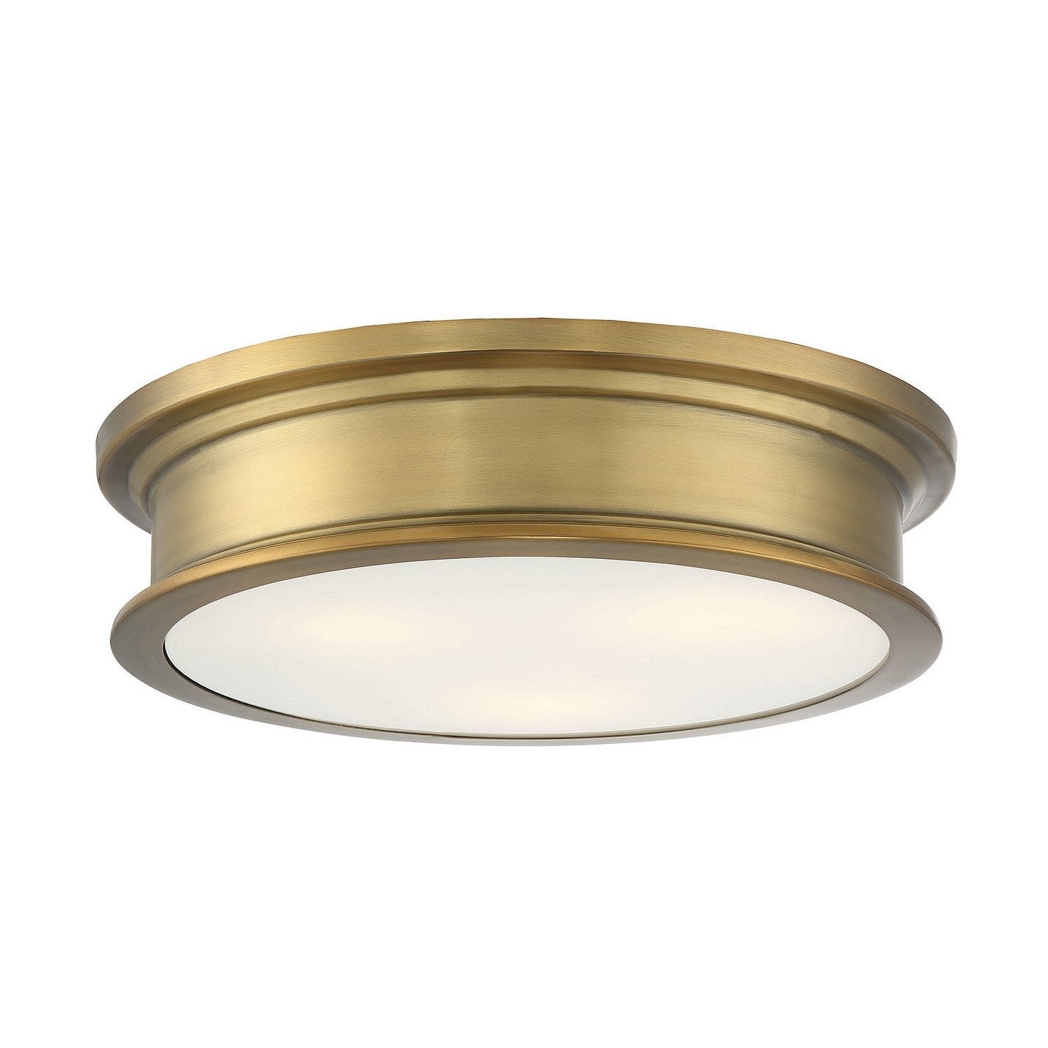 Savoy House - 6-133-16-322 - Three Light Flush Mount - Watkins - Warm Brass