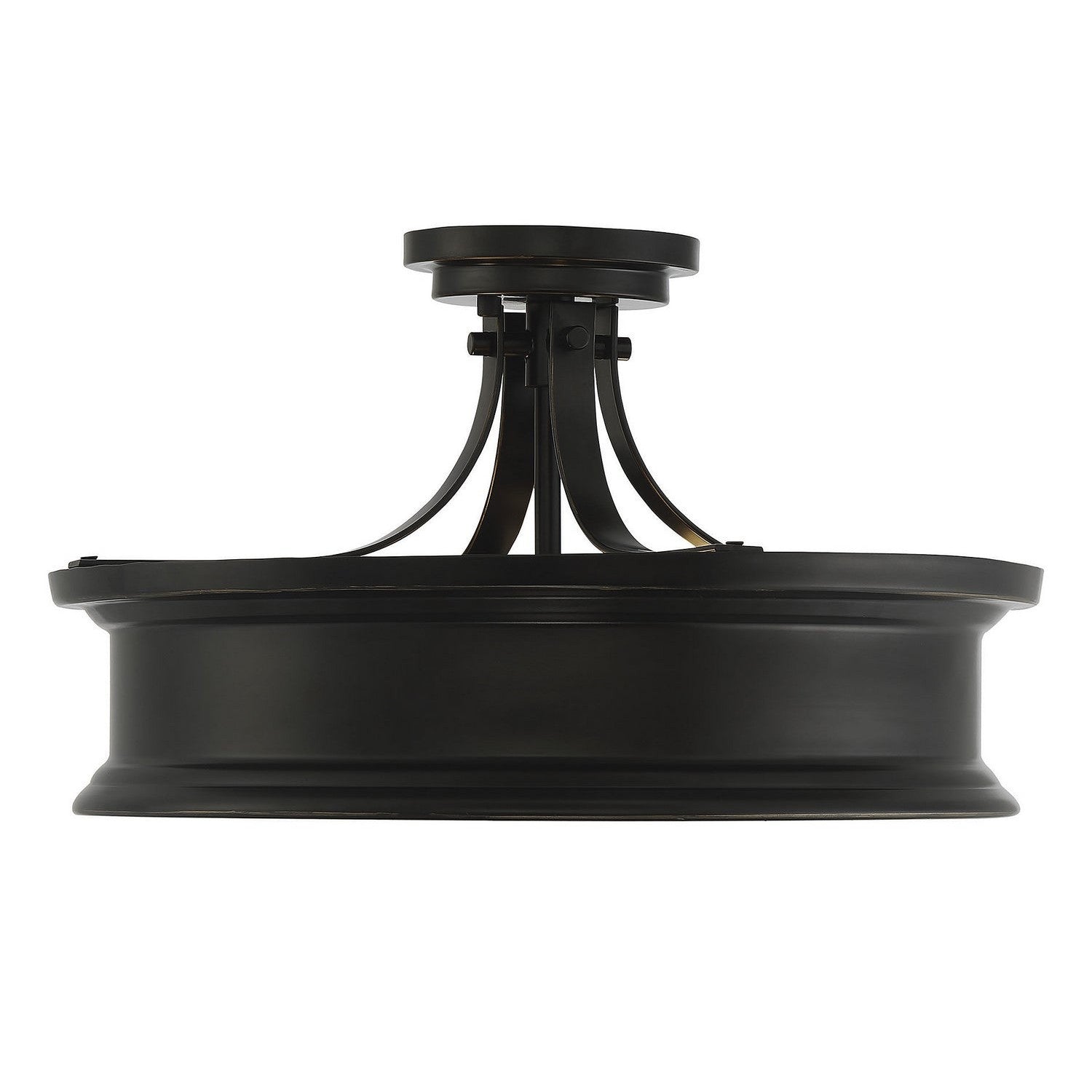 Savoy House - 6-134-3-44 - Three Light Semi-Flush Mount - Watkins - Classic Bronze
