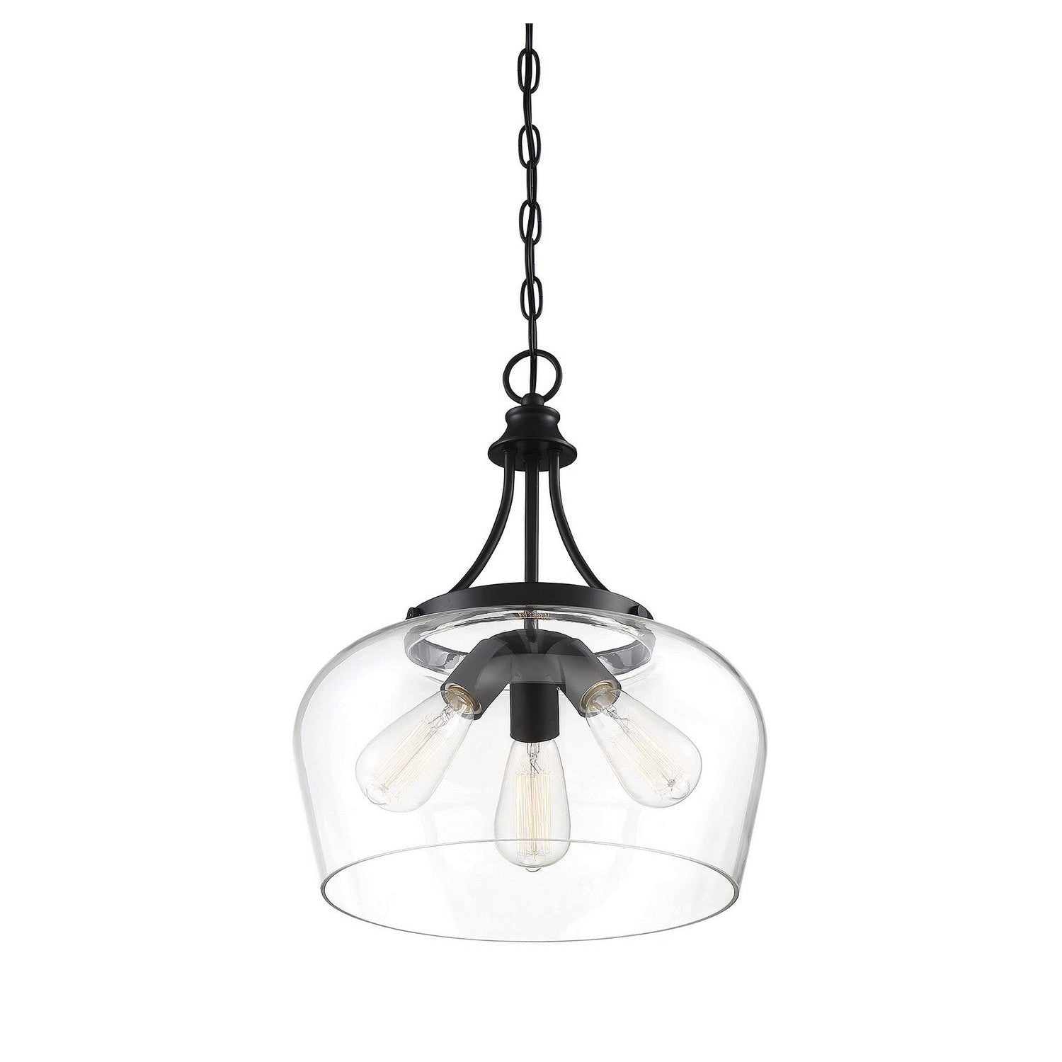 Savoy House - 7-4034-3-BK - Three Light Pendant - Octave - Black
