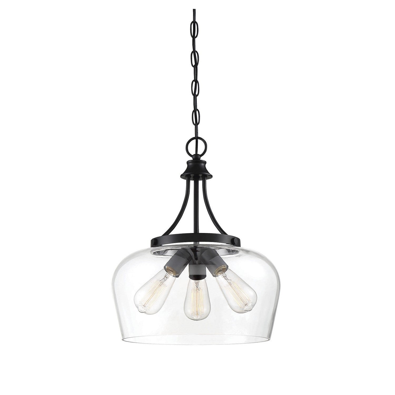 Savoy House - 7-4034-3-BK - Three Light Pendant - Octave - Black