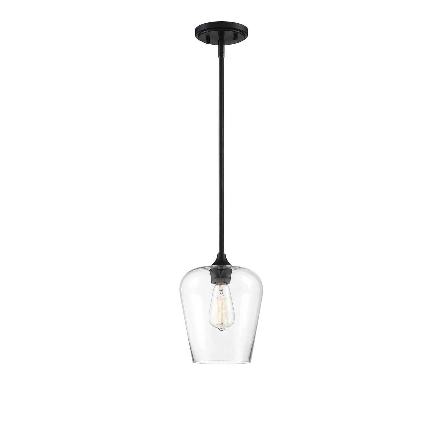 Savoy House - 7-4036-1-BK - One Light Pendant - Octave - Black