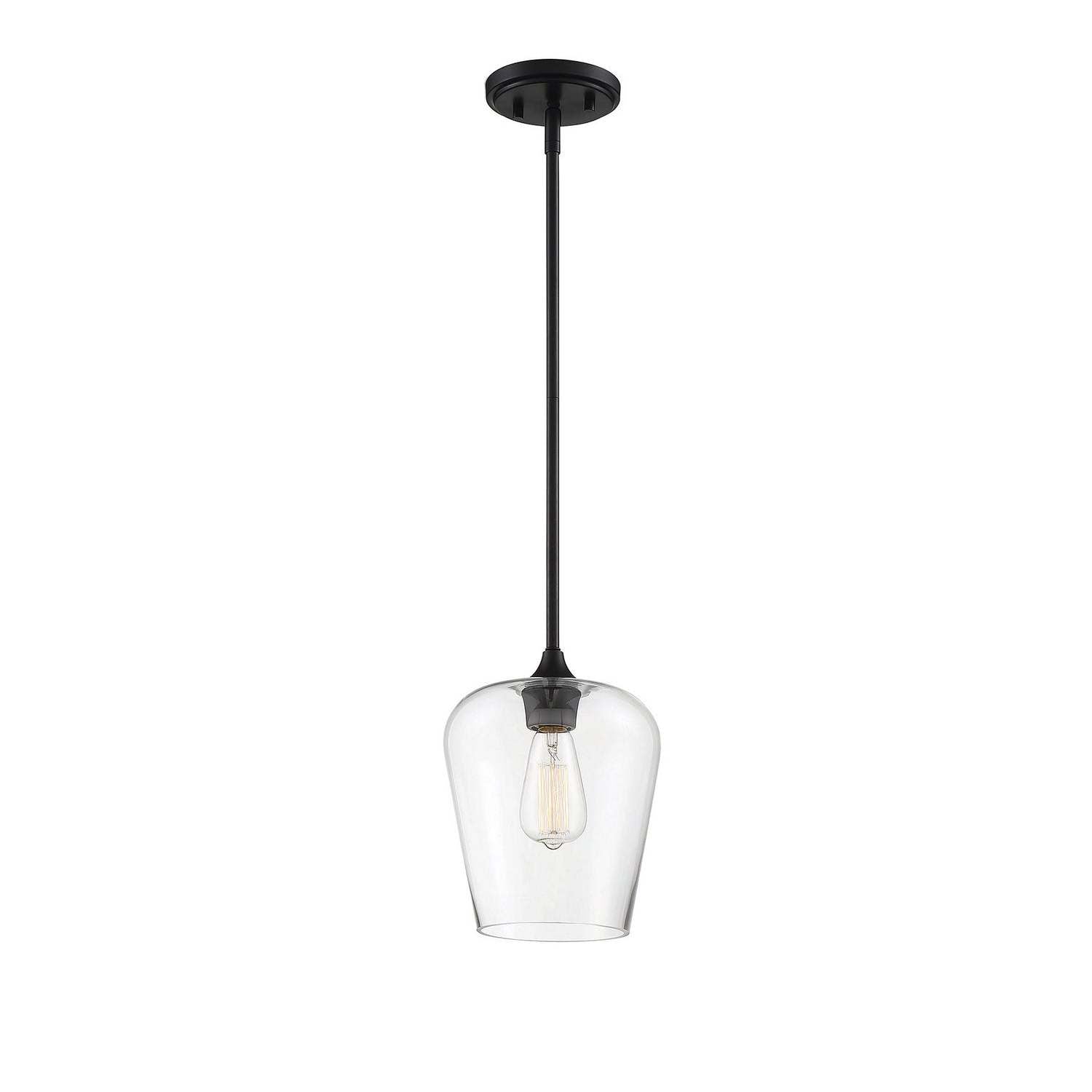Savoy House - 7-4036-1-BK - One Light Pendant - Octave - Black