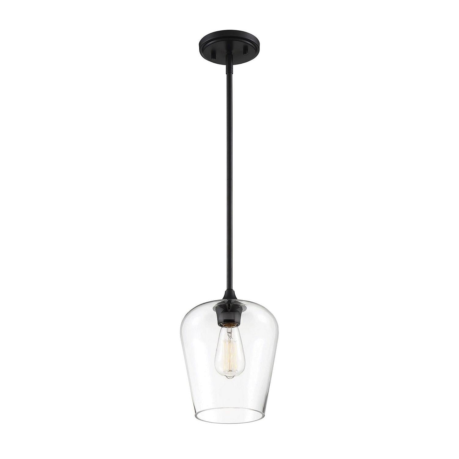 Savoy House - 7-4036-1-BK - One Light Pendant - Octave - Black