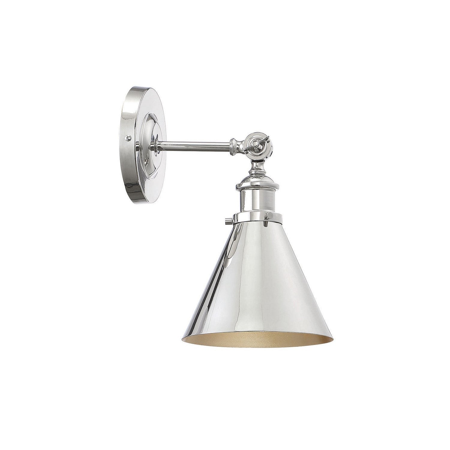 Savoy House - 9-0901-1-109 - One Light Wall Sconce - Glenn - Polished Nickel