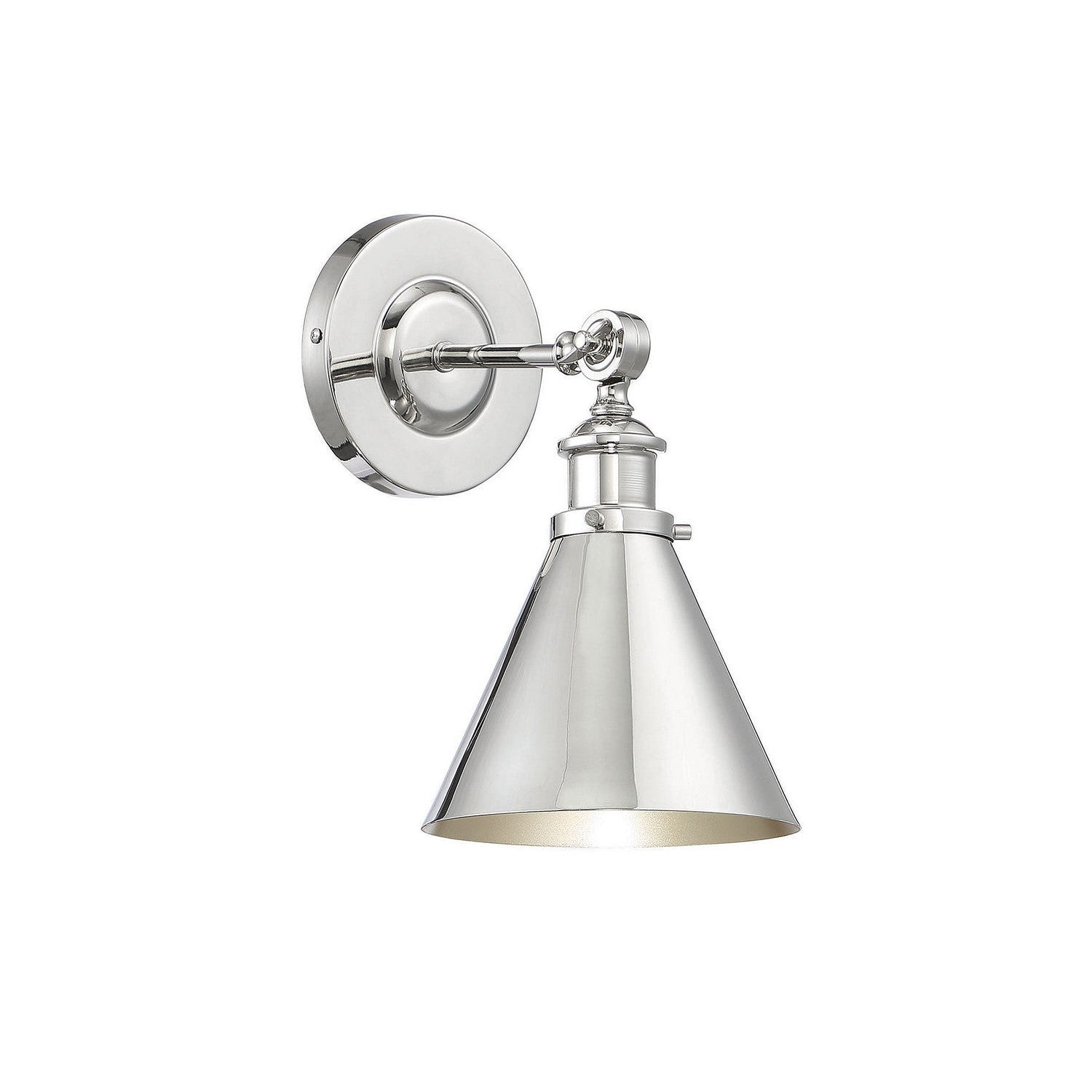 Savoy House - 9-0901-1-109 - One Light Wall Sconce - Glenn - Polished Nickel