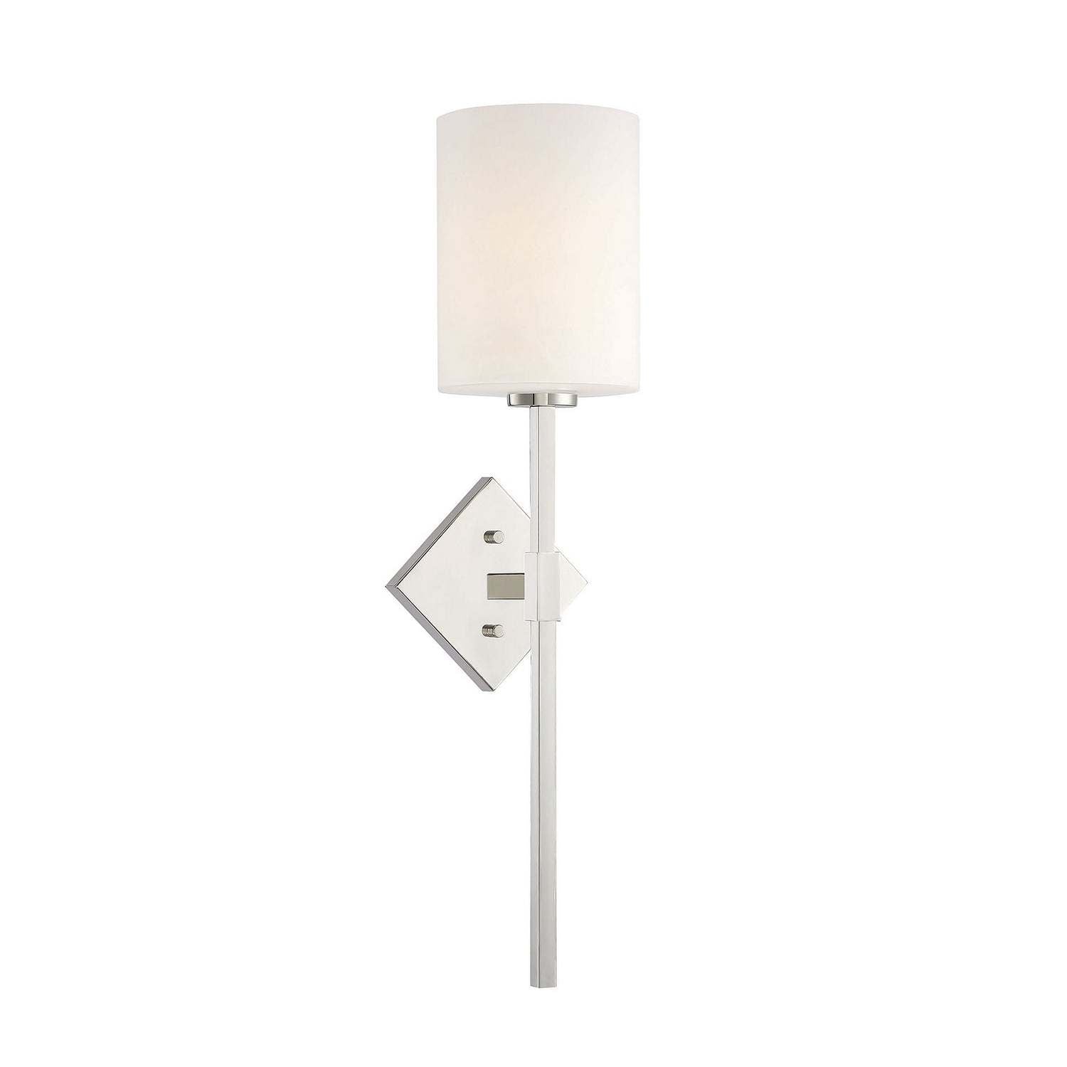 Savoy House - 9-0902-1-109 - One Light Wall Sconce - Destin - Polished Nickel