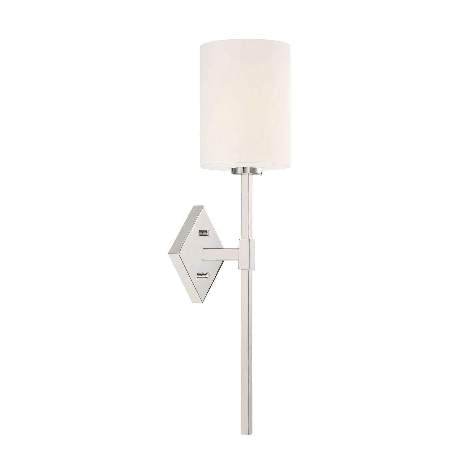Savoy House - 9-0902-1-109 - One Light Wall Sconce - Destin - Polished Nickel