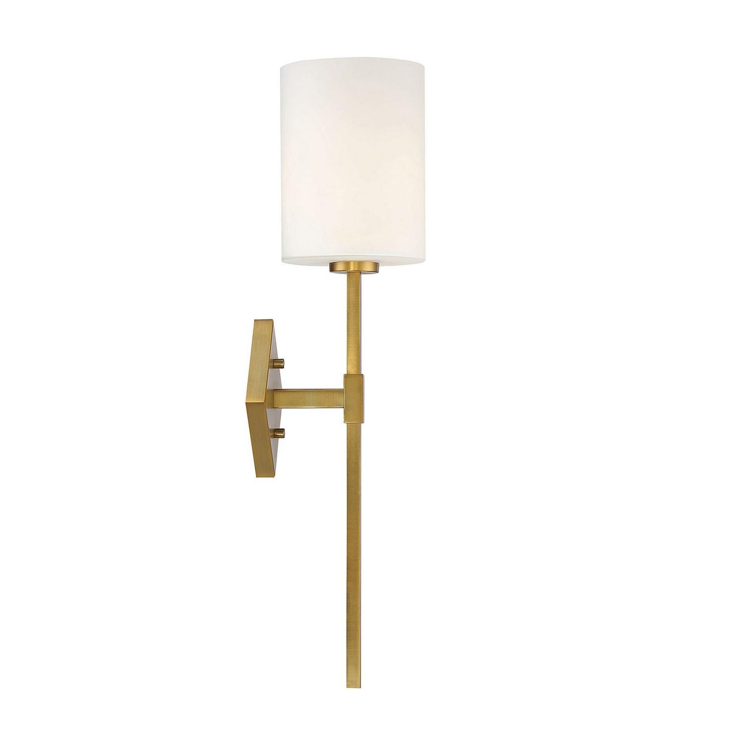Savoy House - 9-0902-1-322 - One Light Wall Sconce - Destin - Warm Brass
