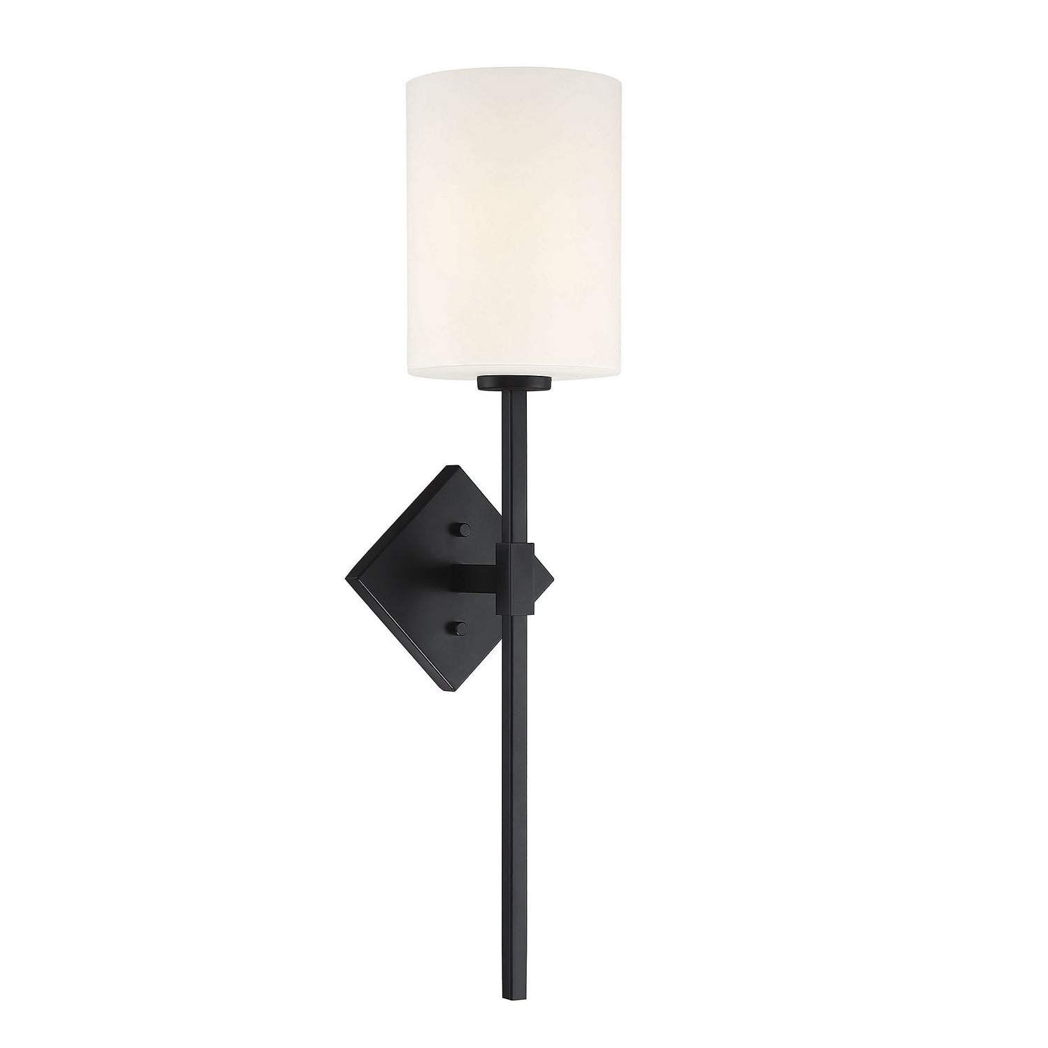 Savoy House - 9-0902-1-89 - One Light Wall Sconce - Destin - Matte Black