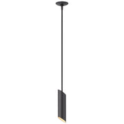 Visual Comfort Signature - ARN 5045BLK/G - One Light Pendant - Tourain - Black and Gild
