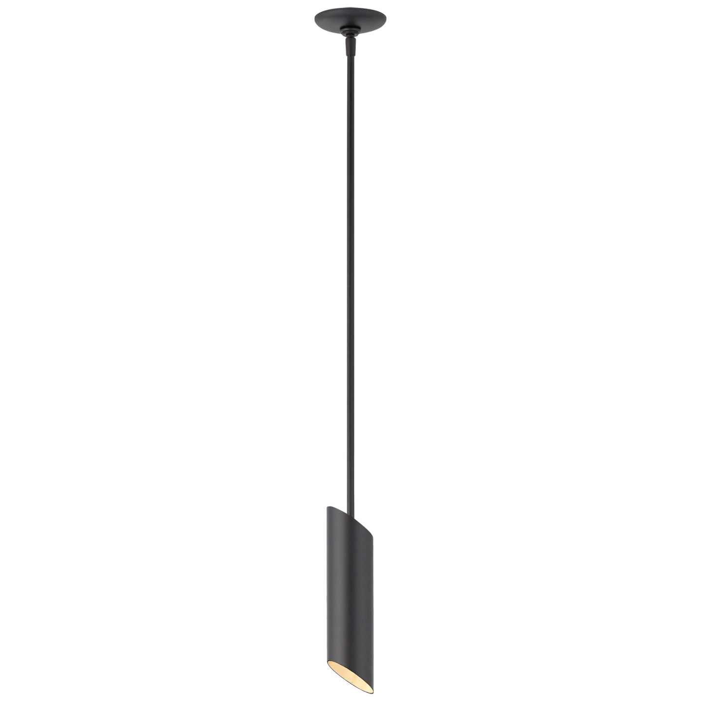 Visual Comfort Signature - ARN 5045BLK/G - One Light Pendant - Tourain - Black and Gild