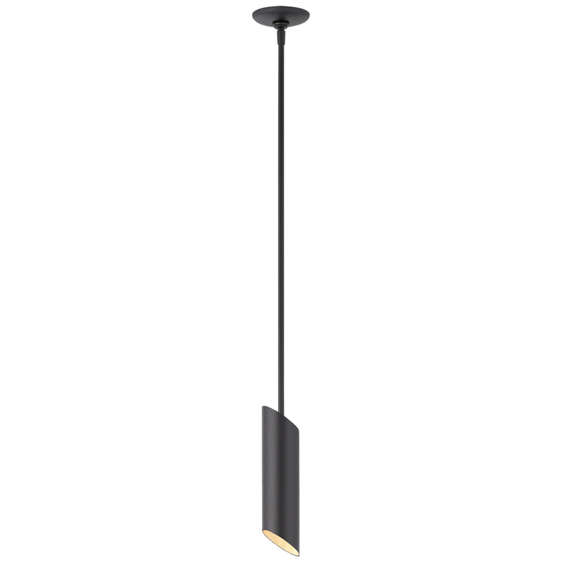 Visual Comfort Signature - ARN 5045BLK/G - One Light Pendant - Tourain - Black and Gild