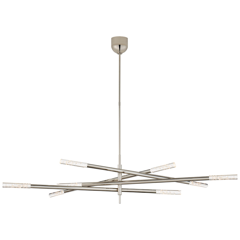 Visual Comfort Signature - KW 5589PN-SG - LED Chandelier - Rousseau - Polished Nickel