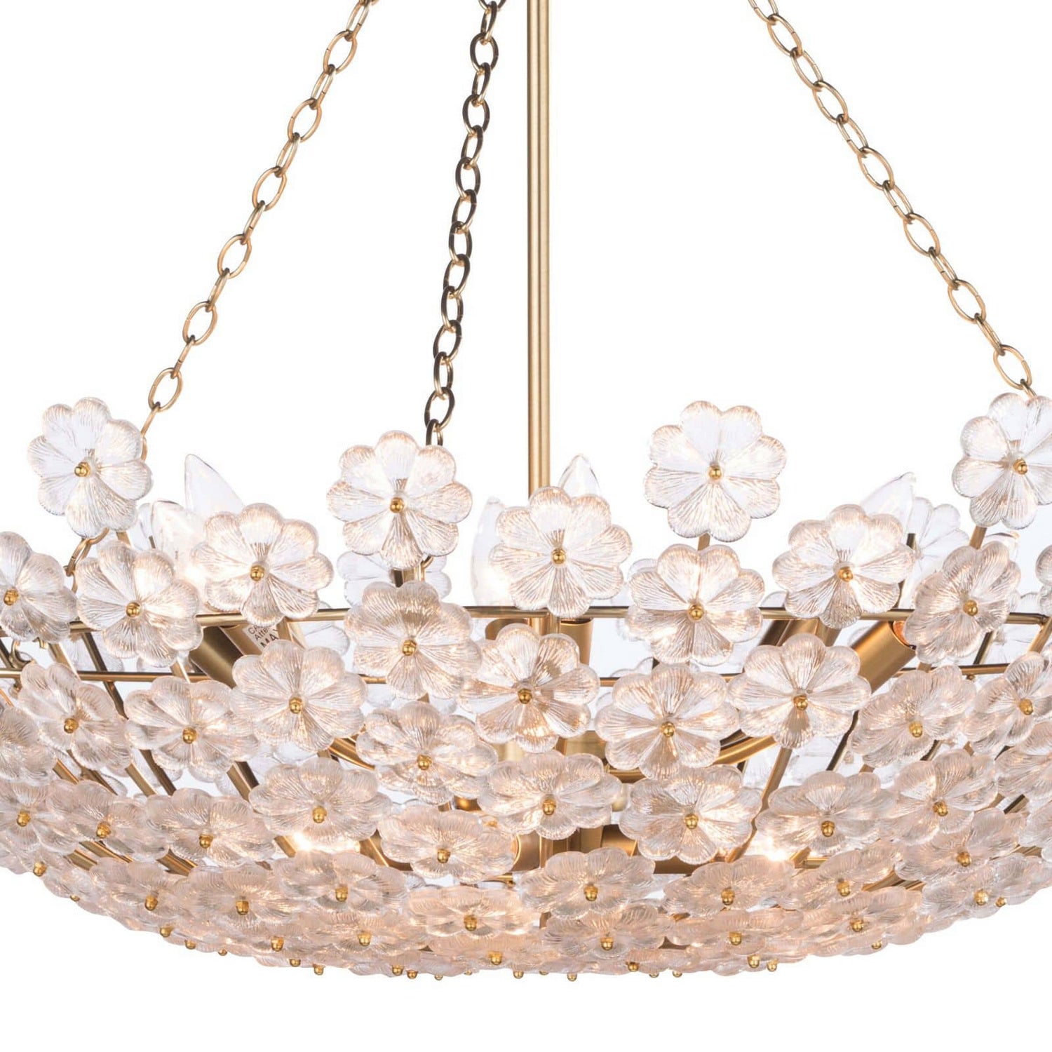 Regina Andrew - 16-1177 - 12 Light Chandelier - Charlotte - Natural Brass