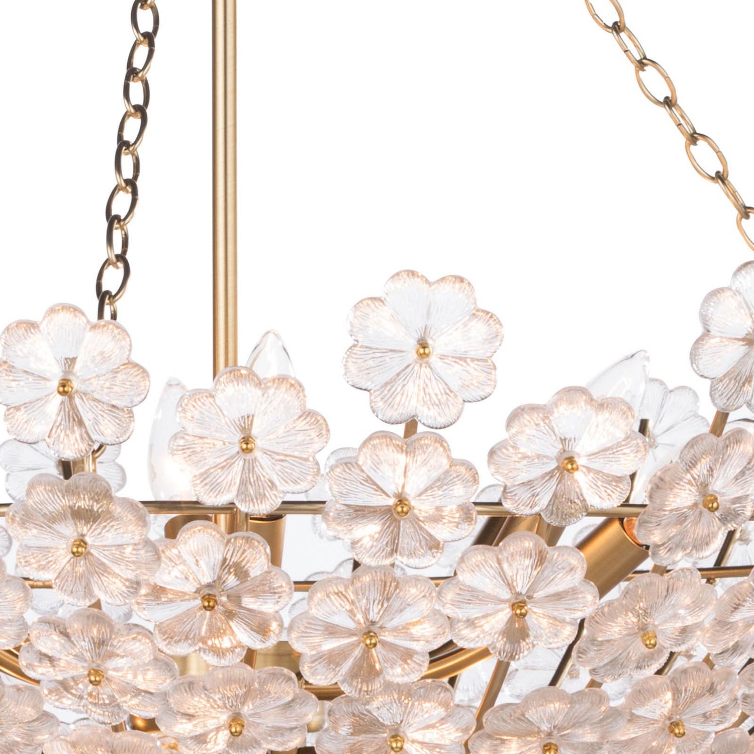 Regina Andrew - 16-1177 - 12 Light Chandelier - Charlotte - Natural Brass