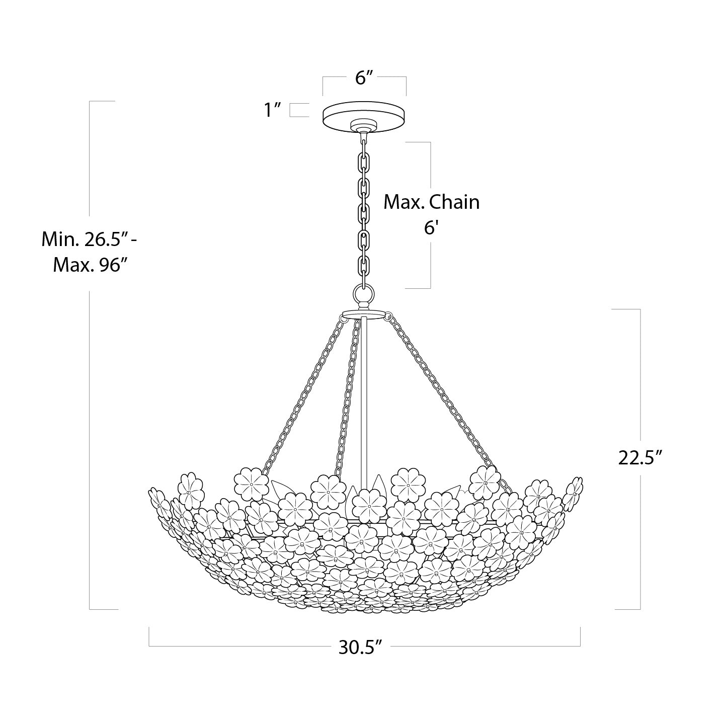 Regina Andrew - 16-1177 - 12 Light Chandelier - Charlotte - Natural Brass